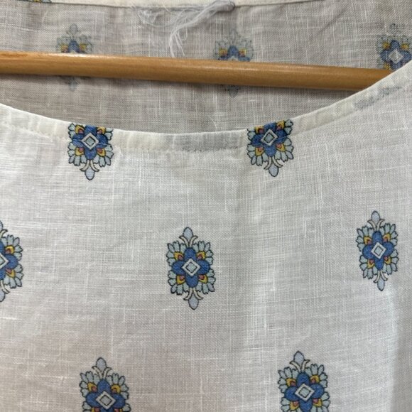 J.Jill Linen Sleeveless Button Top Sz Large - Picture 5 of 7